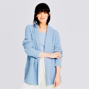 A New Day Chunky Blue Knitted Cardigan - XL